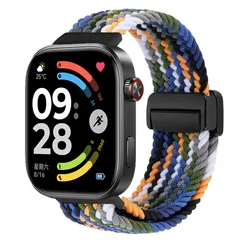 Sport Braided Adjustable Magnetic Strap for Smartwatch Accessories (Cowboy)