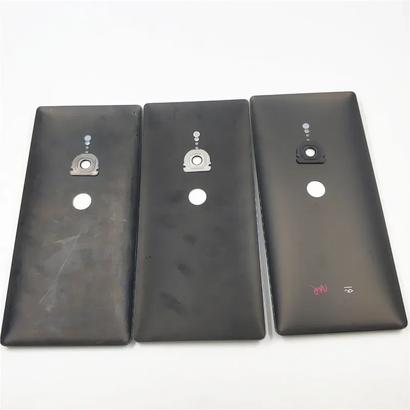 Xperia XZ2 용 세라믹 유리 후면 배터리 커버, 후면 문짝 케이스 하우징 및 카메라 렌즈