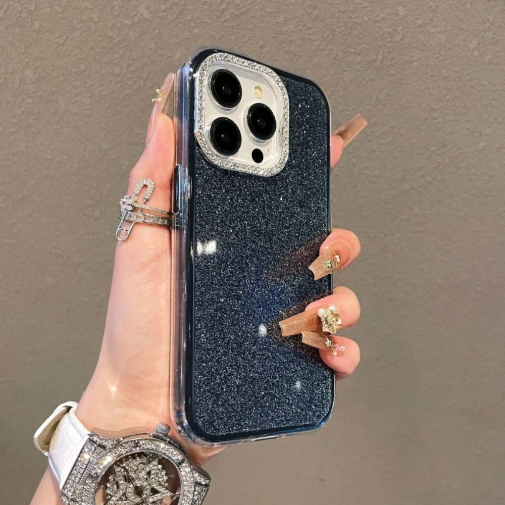 Luxury Shiny Diamond Glitter Glossy Bumper Case – Shockproof Protective Cover