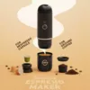 Portable Coffee Machine with Heating Function Car Expresso Maker TYPE-C Charging Port Fit Nespresso Capsule and Powder 7500Mah 4