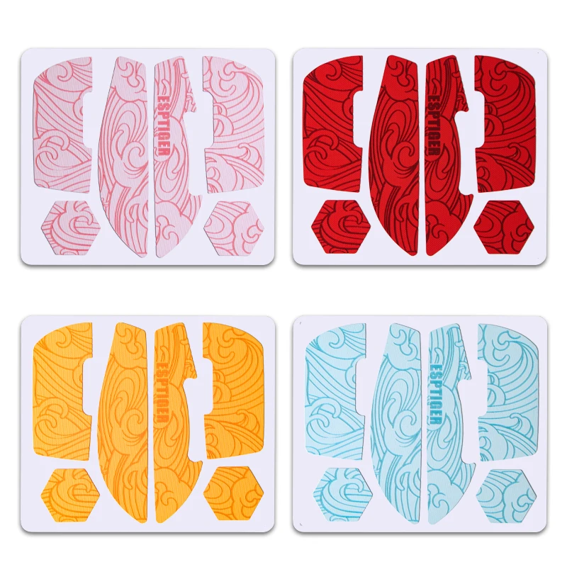 Esports Tiger Gaming Mouse Grip Tape Adesivos Laterais da Pele Resistente ao Suor para Logitech g Pro x Superlight sem Fio Gpw - Imagem 4