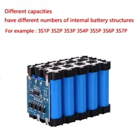 Batterie au lithium 12V 6Ah-21Ah 18650, 3S7P, rechargeable, pour énergie solaire, véhicule électrique, chargeur 12.6v 3A 4