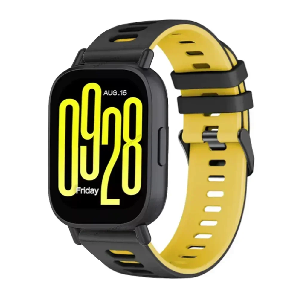Silicone Sport Wristband - 22mm Strap Accessory in Various Colors