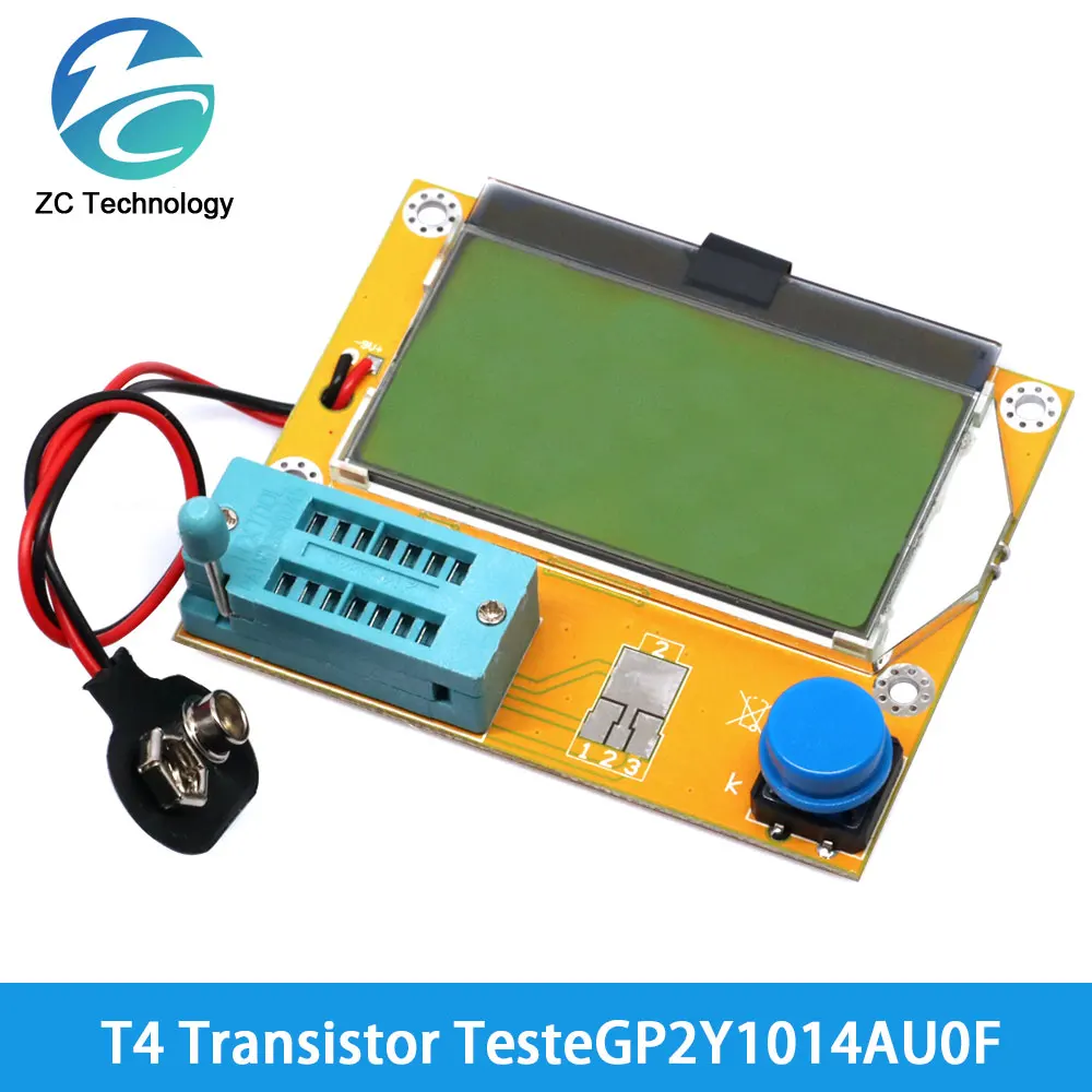 Testeur de transistors T4 avec boîtier et support pile pour RC