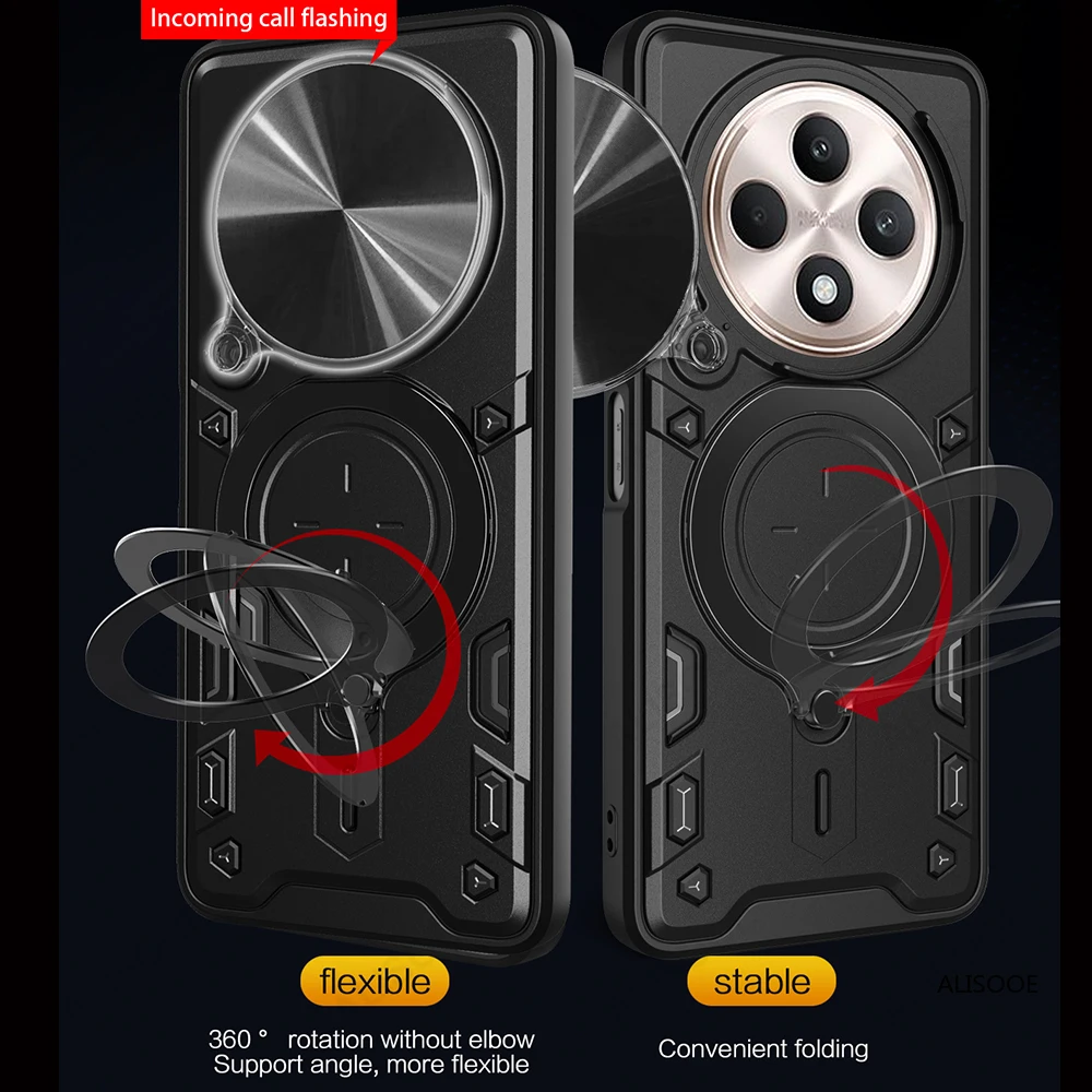 Slide Camera  with Ring Stand for 5G Shockproof Phone Protection