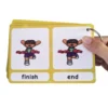 120 Groups Opposites Synonyms English Flashcards Word Card Games for Kids Baby Learning Educational Toys For Children Montessori 6