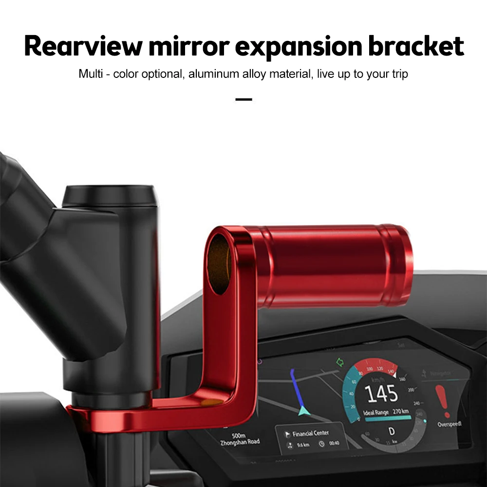 Motorcycle Accessories Rearview Mirror Mount Extender Bracket Holder Clamp Bar Phone Holder Levers Multiple Function motorcycle mirror motorcycle mirrors motorcycle phone holder motorcycle mirror mount motorcycle mirror bracket