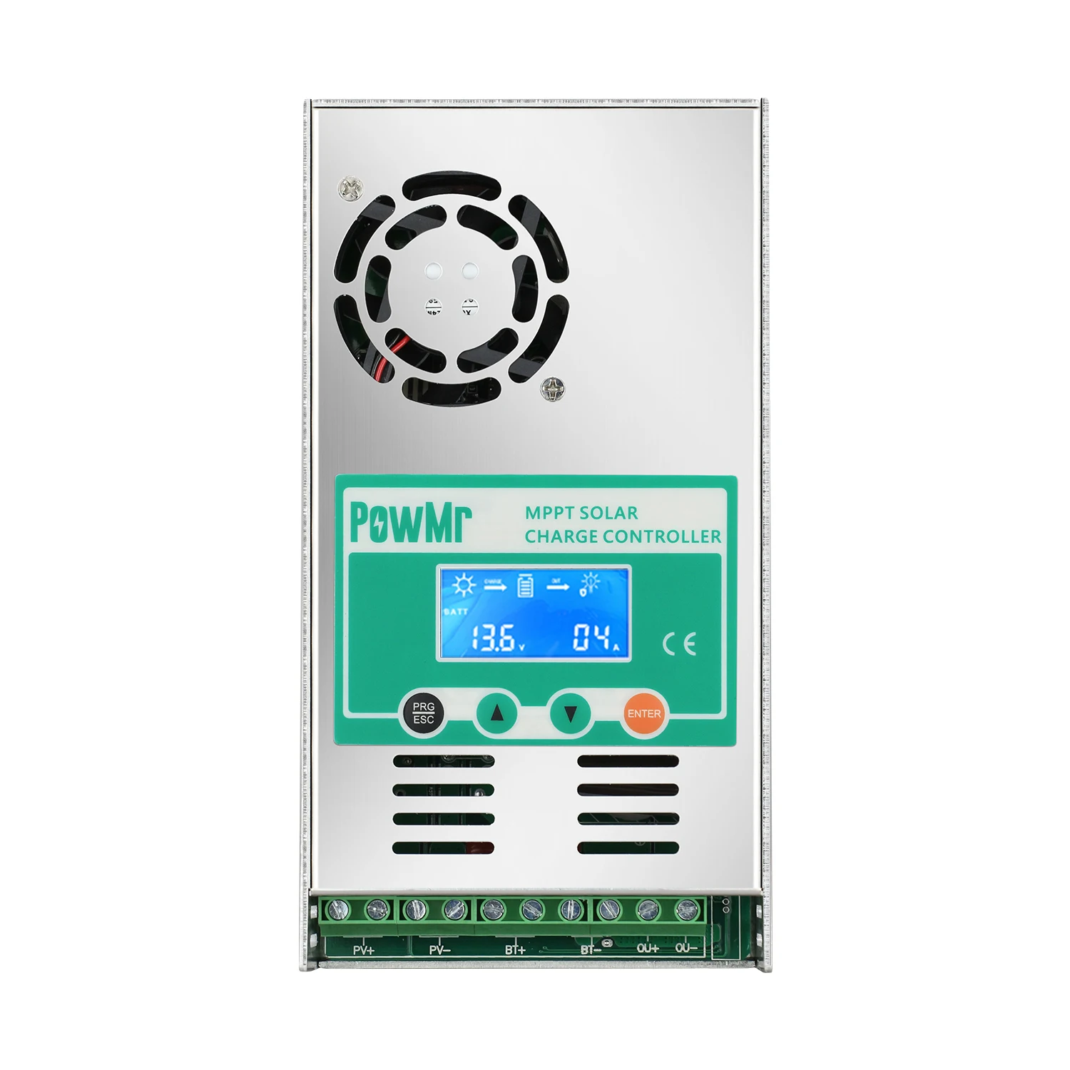 Powmr 12V 24V 36V 48V Auto 60A Regolatore Solare Max Pv 150 Volt Input 60Amp Regolatore Di Carica Mppt