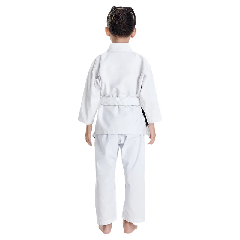 Kinder-Trainingsanzug für Brasilianisches Jiu-Jitsu BJJ und Judo ohne Gürtel, Standard-Profi-Uniform für Jungen und Mädchen – Detail 5