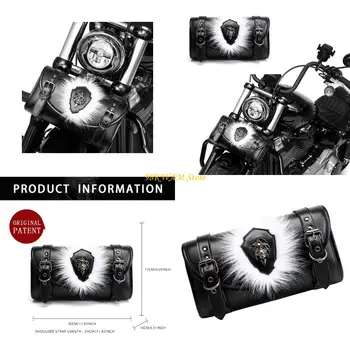 Borsa porta attrezzi universale per Design gotico con fibbia antifurto per motociclisti 68UF