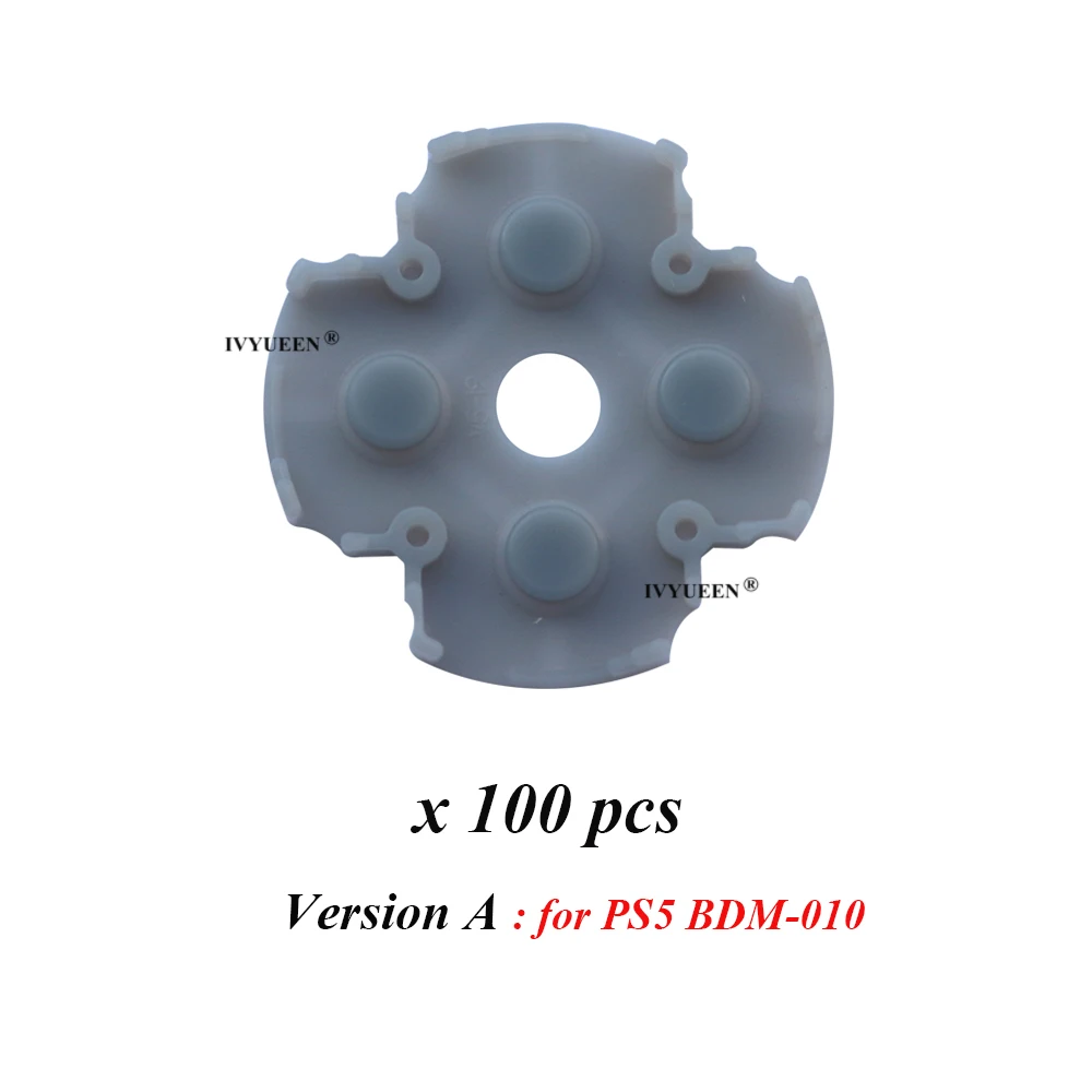 100 PCS Conductive Rubber Adhesive Pads for PlayStation Controllers