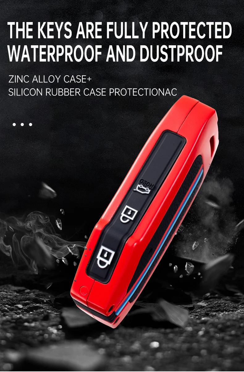 3 4 5 pulsanti in lega Gel di silice luminoso custodia portachiavi per auto custodia per Kia supporto per custodia remota K5 Sportage Stinger Forte 12 3 4 5 pulsanti in lega Gel di silice luminoso custodia portachiavi per auto custodia per Kia supporto per custodia remota K5 Sportage Stinger Forte - Sf5174d5560094c7ca4682b4e88fc3928d