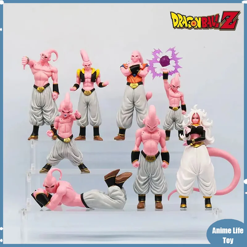 

Dragon Ball Z 8pcs Set Majin Buu Anime Figure Figurine Action Figures Collection Hobby Model Statue Toys Birthday Gifts Juguetes