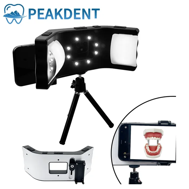 Dental Oral Photography LED Lamp In Dentist Oral Light With Bracket Equipment Dentistry Orthodontic Photo Tools