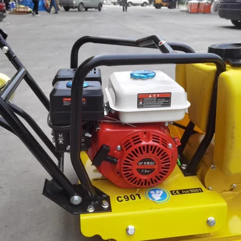 Gasoline Plate Compactor Small Compaction Plate Compactor Asphalt Road Backfill Soil Vibration Plate Compactor Power Tools 5500W 5