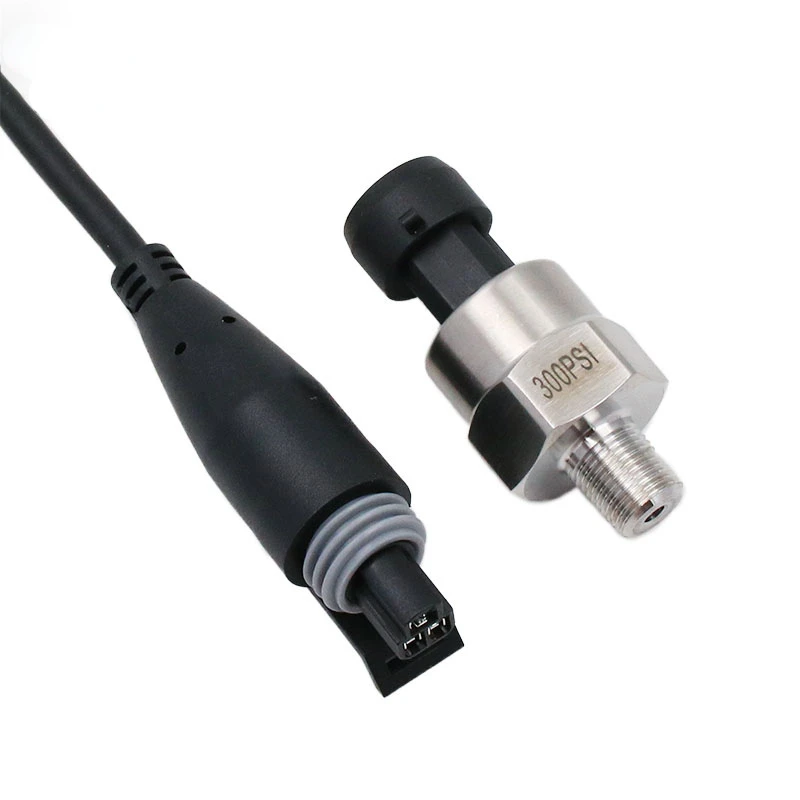 Pressure Sensor Transmitter Transducer Stainless Steel 1/8&rdquo;-27 NPT Oil Fuel Diesel Air Gas Water Import Ceramic with 0.3m Cable