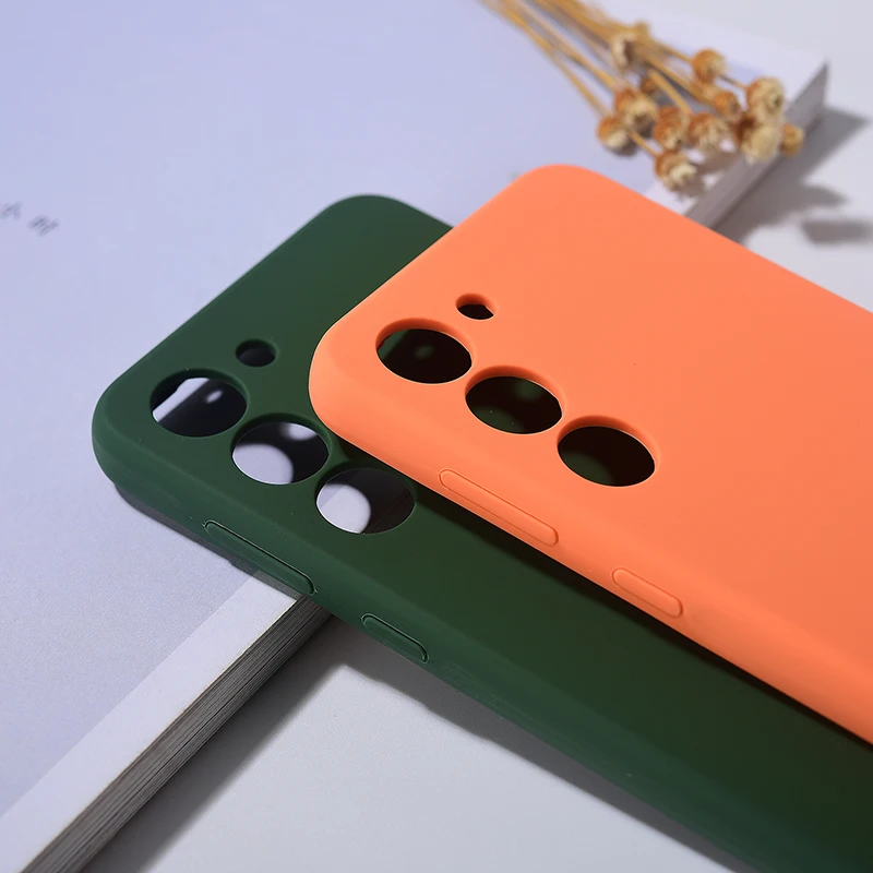 Luxury Liquid Silicone Soft Protective Phone Back Cover Case