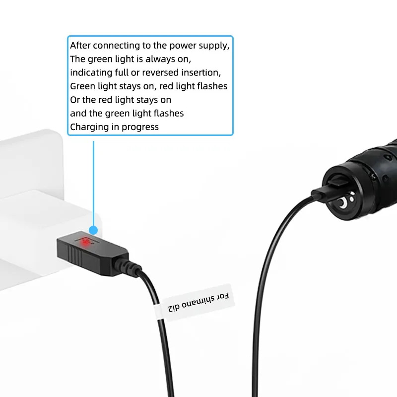 Bicycle Battery Charger Variable speed charging plug design for Shimano Di2 road mountain e-variable speed all-in-one charger with full power off