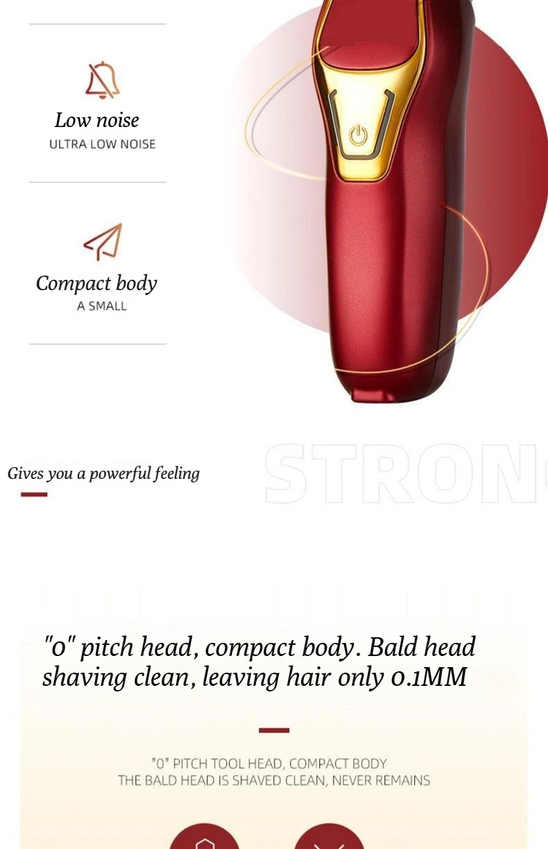 Professional T-Blade Hair Clipper - Ultra Precise Barber-Grade Trimming  Shaving