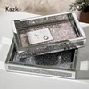 High End Diamond Inlaid Tray Modern Decor Service Tray Home Desktop Skincare Jewelry Organization Storage Trays Decorative 1