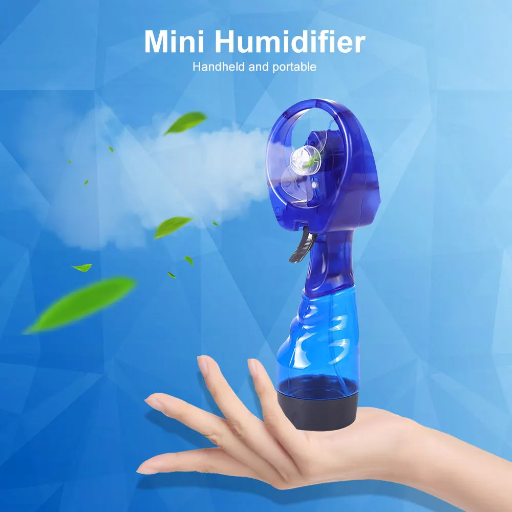 Portable Mini Hand Held Spray Fan Humidifier Outdoor Spray For Camping Hiking Air Cooler