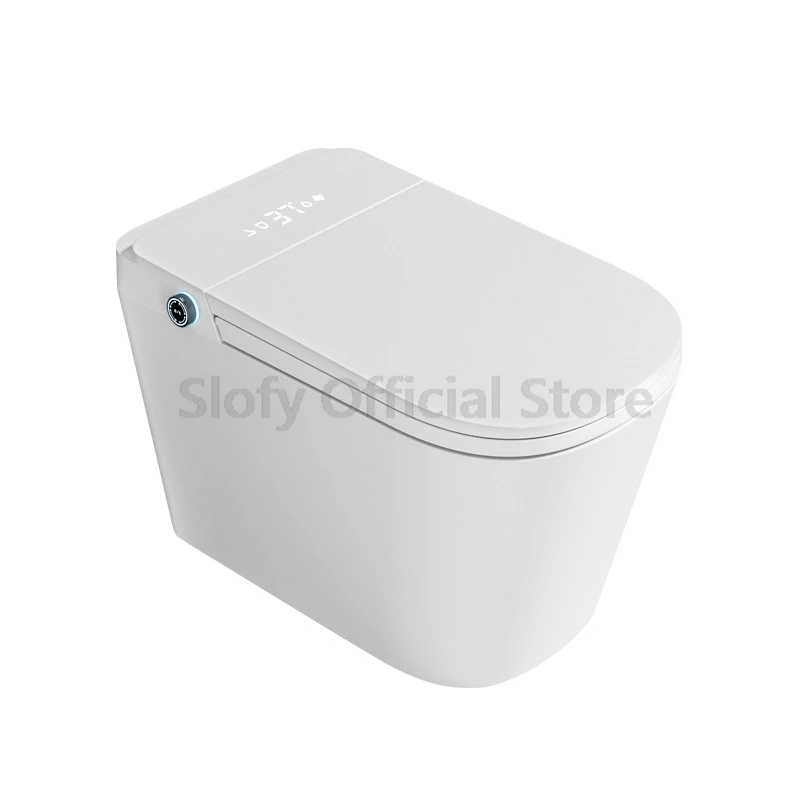 One Piece Elongated Luxury Smart Toilet Bidet Built-in Water Tank Heated Seat Bubble Shield Remote Control Warm Water Nightlight
