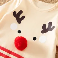 Christmas Cute Party Dress Up Newborn Clothes Cotton Comfortable 0-18 Boys And Girls Spring And Autumn Long Sleeve Baby Jumpsuit 5