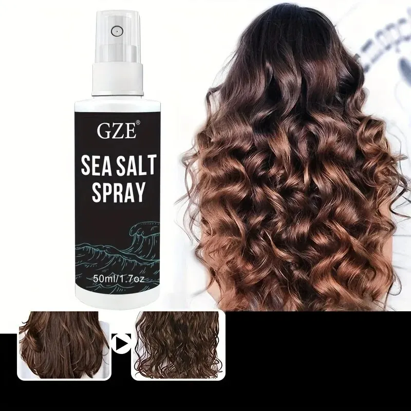 GZE 2pc Natural Sea Salt Spray for Hair Men & Women Adds Instant Volume Texture Thickness & Light Hold Texturizing