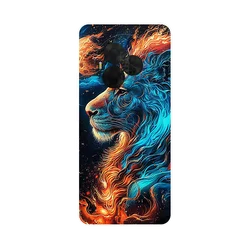 Flower Wolf Silicone Phone Cover - Soft TPU Shockproof Bumper for TCL NxtPaper 60 Ultra (1)