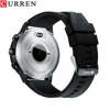 CURREN Brand Men's Smart Watch Blood Pressure Waterproof Heart Rate Monitor Fitness Tracker Digital Watch Sports for Android IOS 6