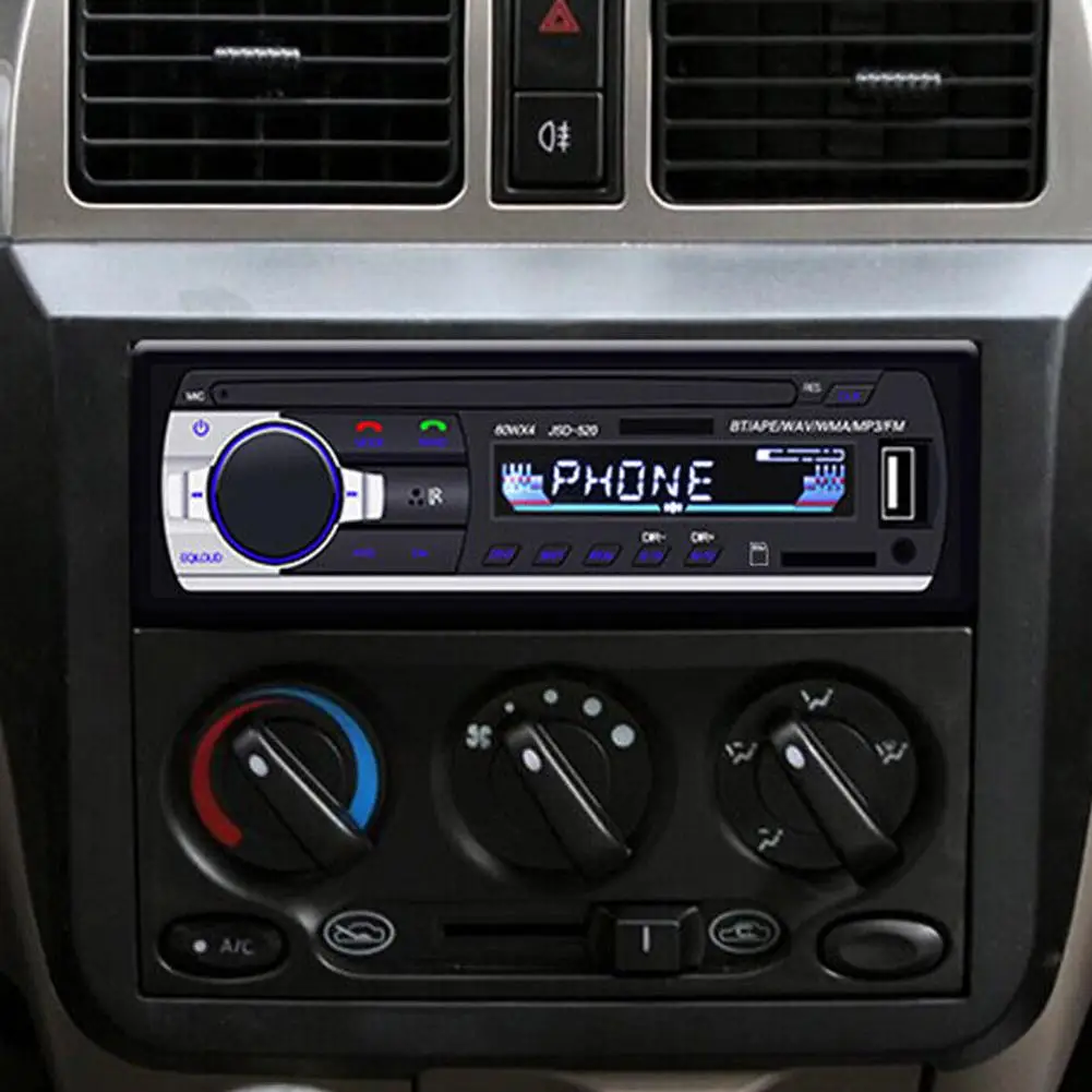 

1 DIN MP3-плеер автомобильное радио стерео Bluetooth аудио музыкальный приемник система USB/TF/AUX-IN/FM головное стерео видео аудио плеер A3Y8