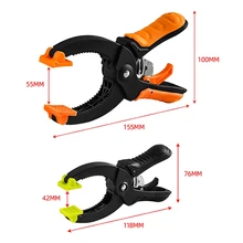 

Professional 1.65" Spring Clamp Plastic Clips for Home Improvement Projects Photography and so on