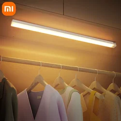 Night Lamp Led With Motion Sensor Usb Rechargeable Wall Light With Battery Dimmable Lamp For Bedroom Camping Lighting