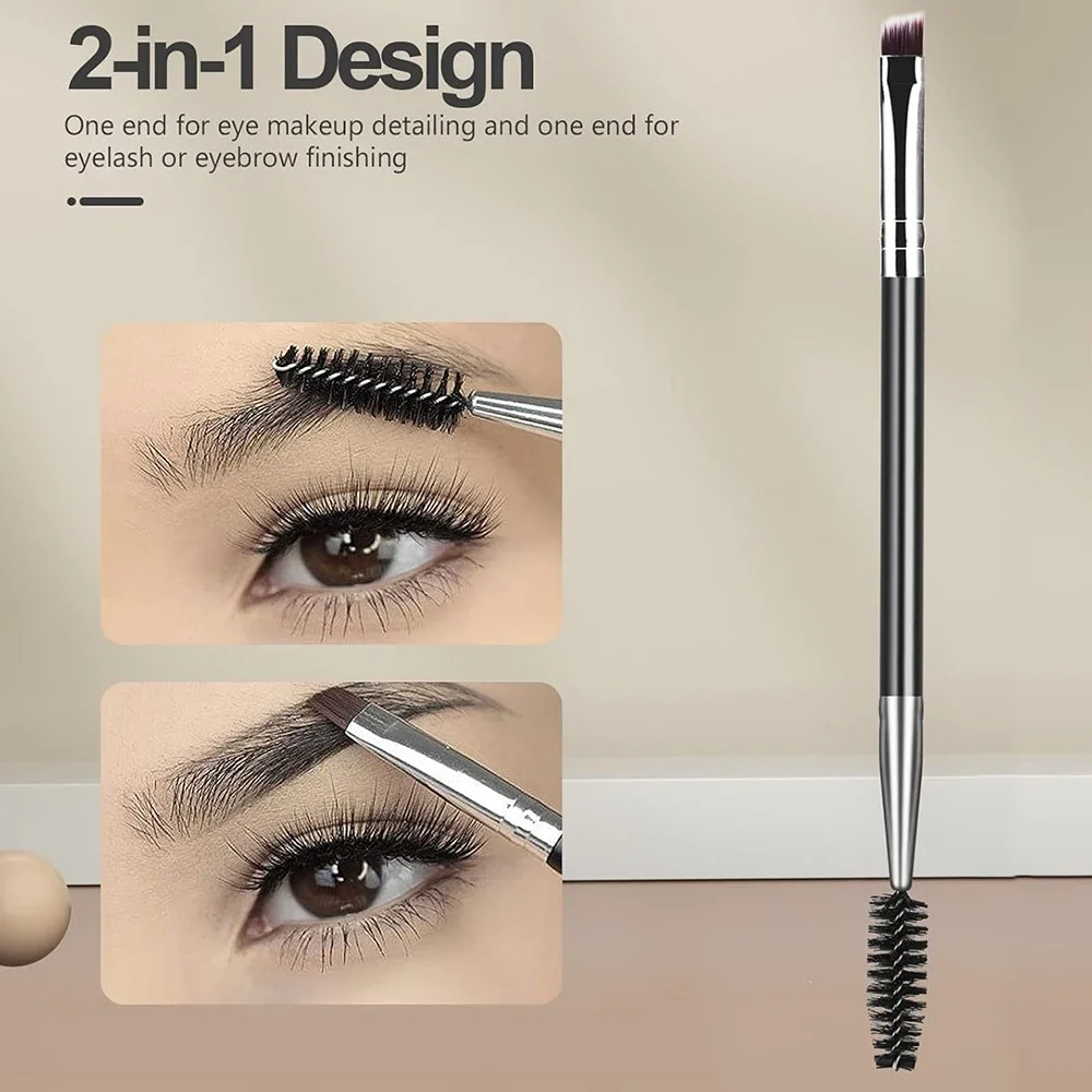 Separator Tool Professional Comb 3/5PCS Eyebrow Brush Set Eyelash Lash Eye Makeup Tools With Eyebrow Trimmer Scissor For Woman