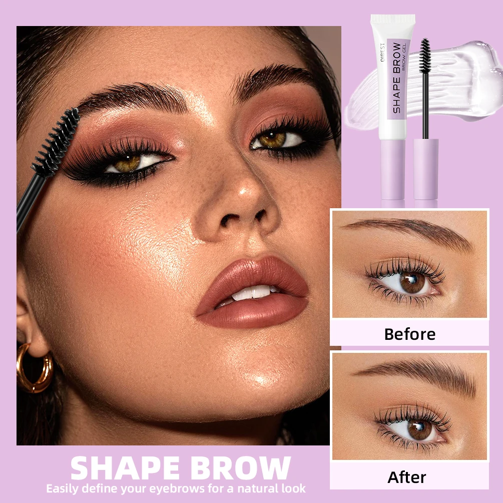 QIBEST Transparent Eyebrow Styling Soap Brows Gel Long Lasting Eyebrow Shaped Creamy Wax Colorless Pomade Lift Natural Wild Brow 2