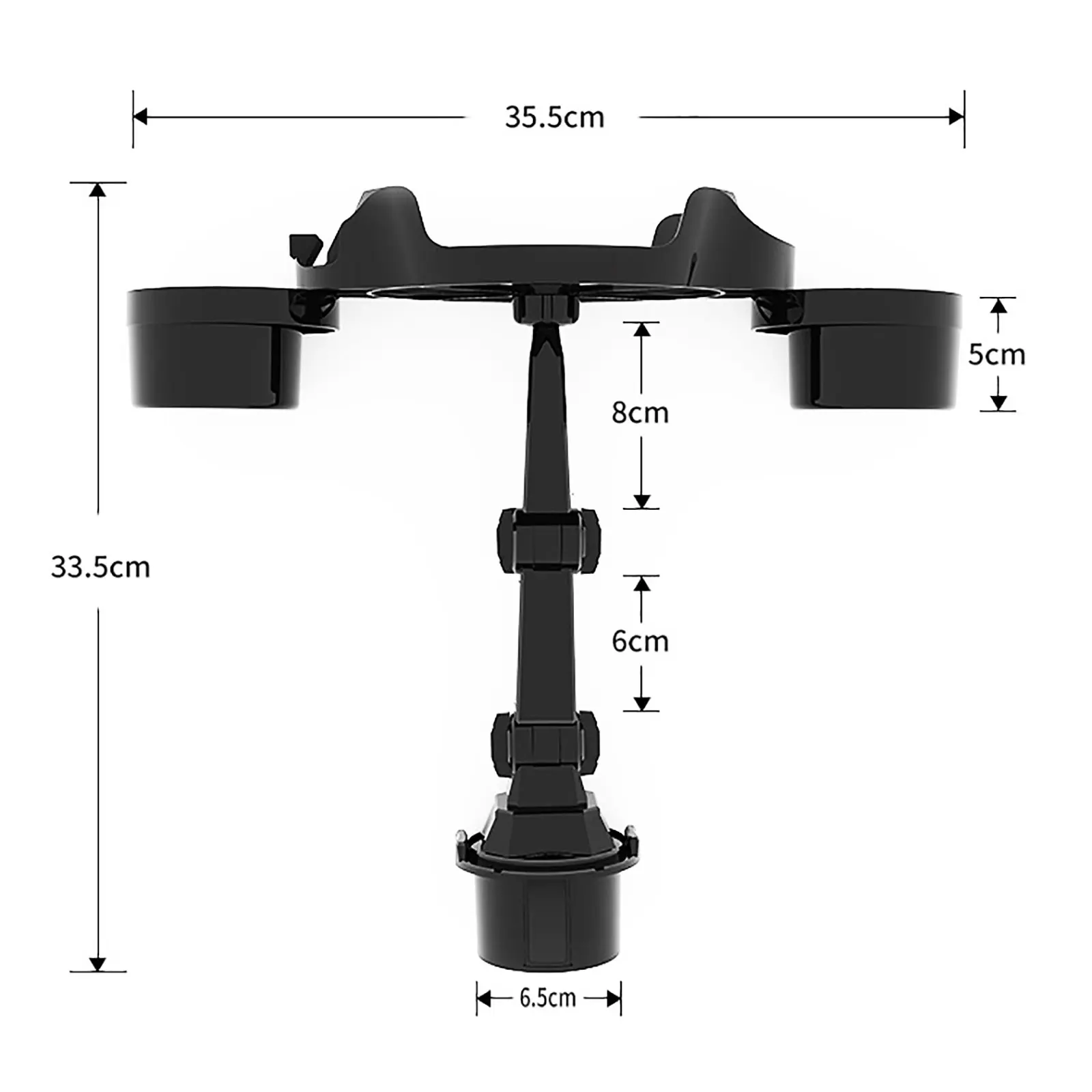 Double porte-gobelet universel pour siège de voiture, support de téléphone  portable, coin de bouteille d'eau, intérieur automatique, évaluation de  l'écart de siège, rapide à boire