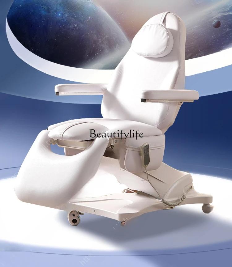 Electric Lifting Gynecological Examining Table Nursing Plastic Multifunctional Washing Bed
