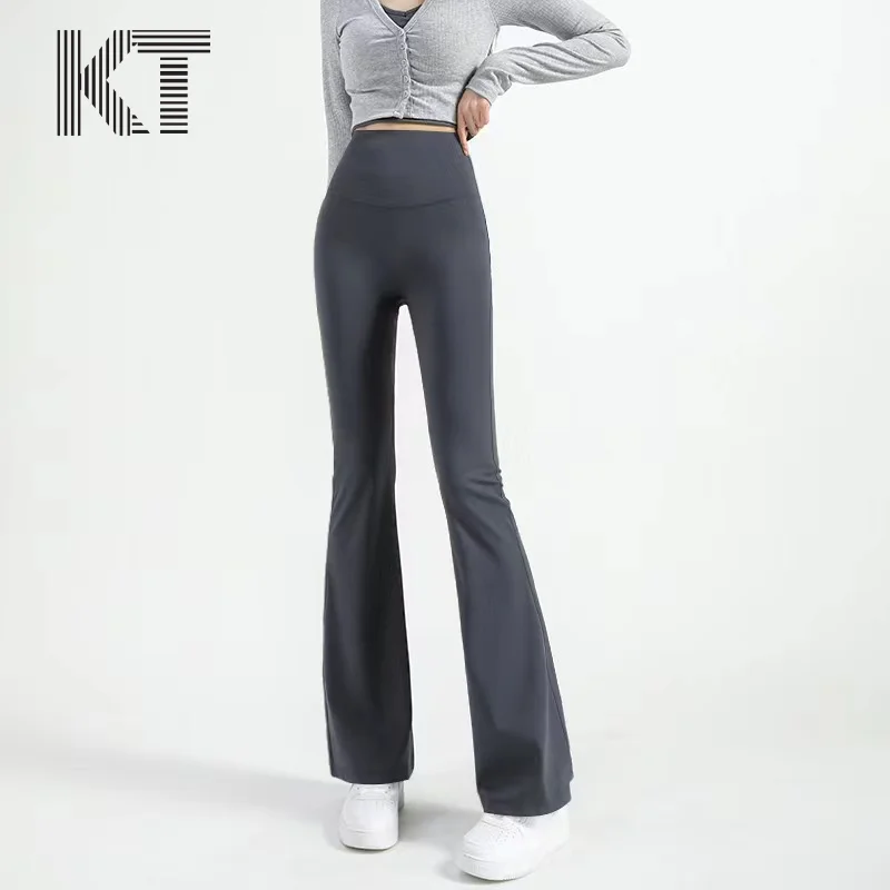 

KT Yoga Fitness Pants Women's Gyms Quick Drying Moisture Absorption Versatile Speaker High Waisted Tight Fitting Exercise