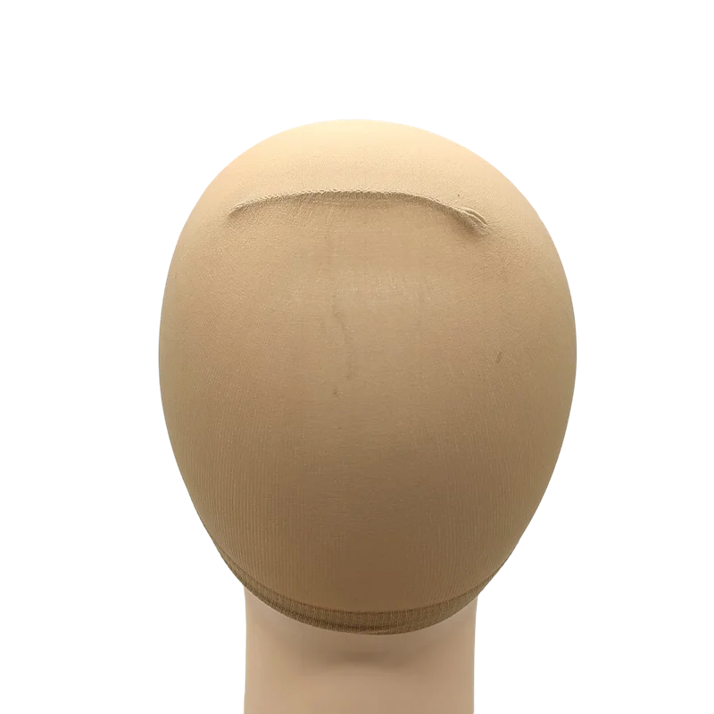 2-Pack Stretch Mesh Wig Caps - Seamless Skin-Tone Lace Net for Weave & Hair Making, Black/Brown Invisible Scalp Base(Breathable)