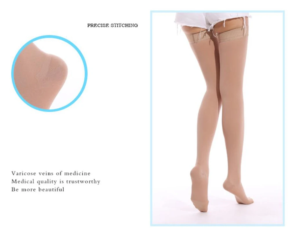 Nine points elastic pressure socks varicose veins in the tube of the nurse varicose socks silicone antiskid four seasons general