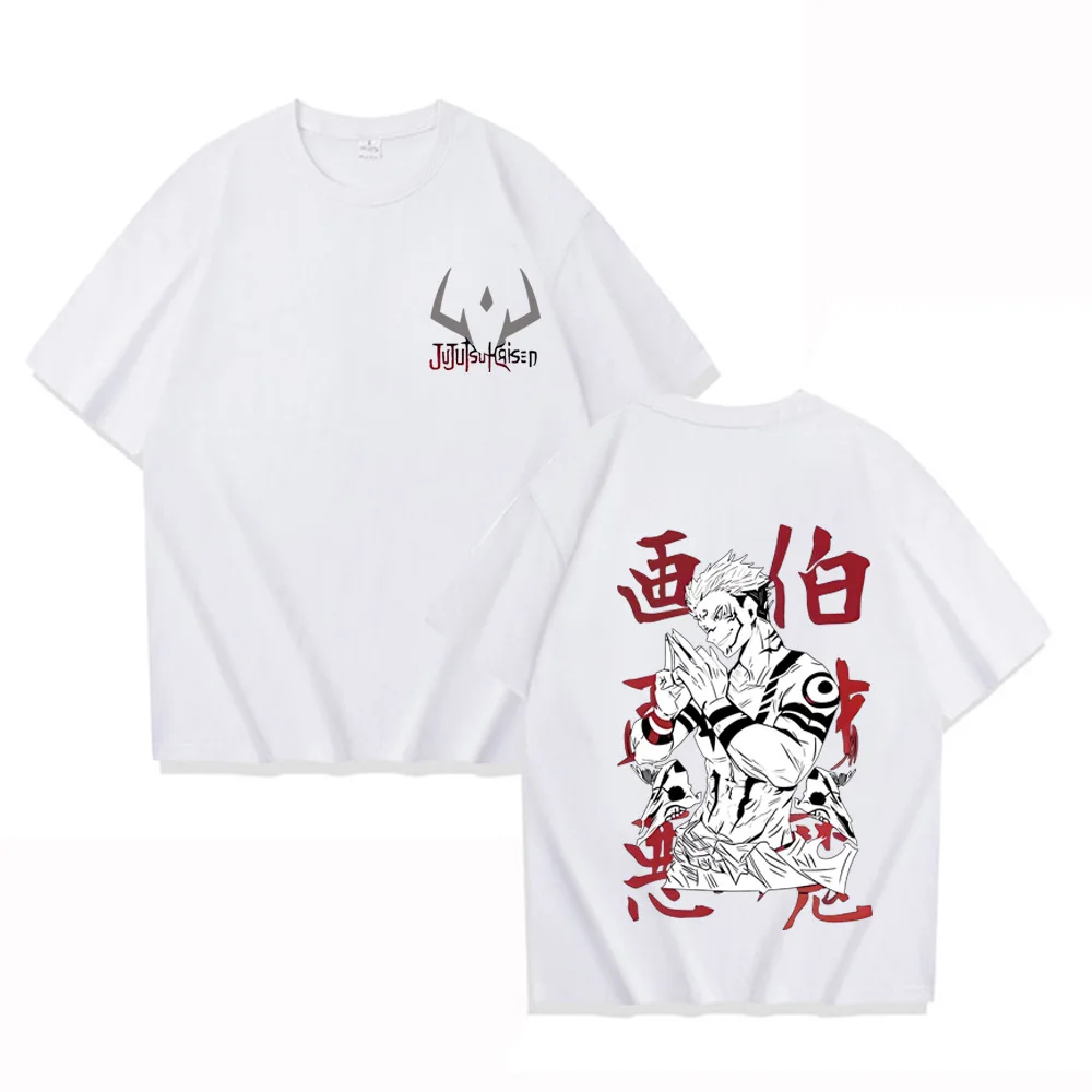 Jujutsu Kaisen Itadori Yuji Premium Cotton Summer Men's T-Shirt