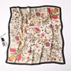 Luxury New Printed Scarves Women's Silk Scarf Spring and Summer Floral Decorations Small Neckties Hairbands Bags Wholesale 1