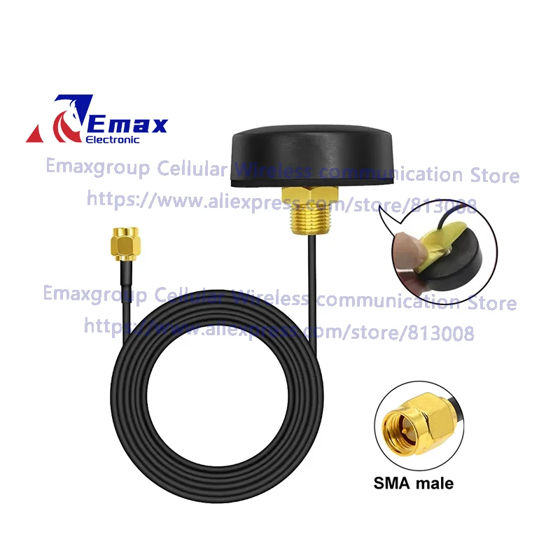 1개 GSM 4G GPS 캐비닛 안테나 실외 방수 2.4GHz 5.8GHz 433MHz 1-3M SMA 케이블 무선 차량용 전화 라우터 기기