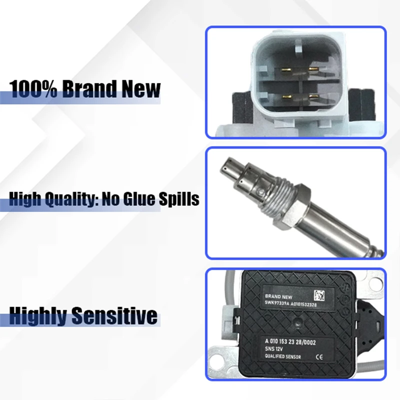 화물선 캐스케이디아 DDEC 메르세데스-벤츠 DDE 용 A0101532328 Nox 센서 콘센트 질소 산화물 센서 다운 스트림