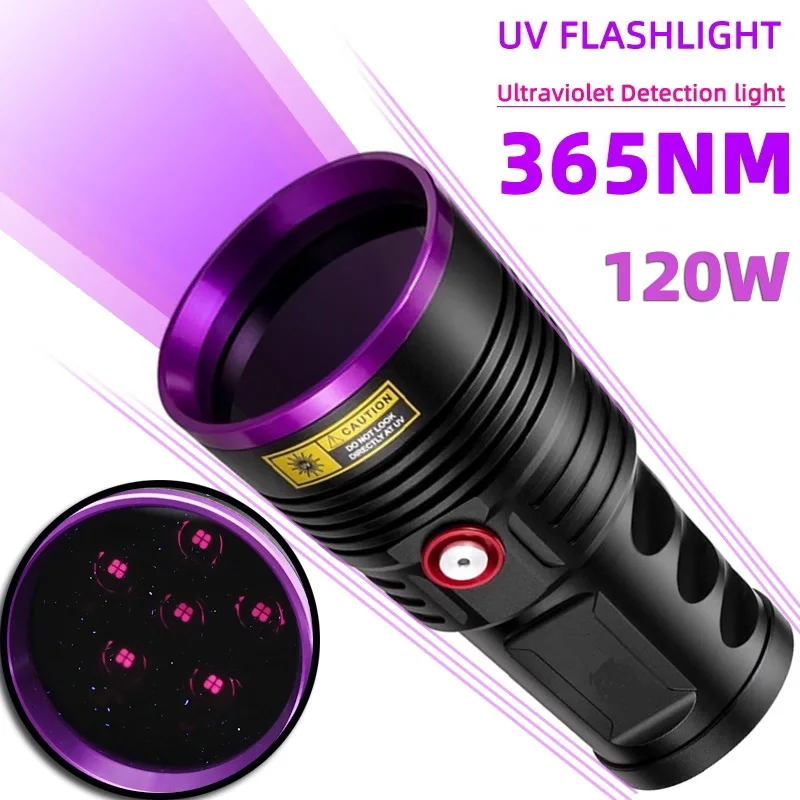 lampe-de-poche-uv-rechargeable-et-Etanche-120w-lumiere-violette-noire-ultra-verre-torche-pour-urine-d'animal-de-compagnie-detecteur-saf-18650