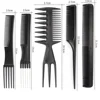 Barber Hairdressing Combs Multifunction Hair Detangler Comb Anti-static Haircare Hairstyling Tool Set Stylist Accessories 6