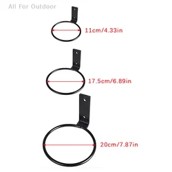 4/6/8 Inch Metal Wall Mounted Storage Display Stand Rugby Shelf Sports Hanger Balls Sport Holder Basketball Rack Football Holder