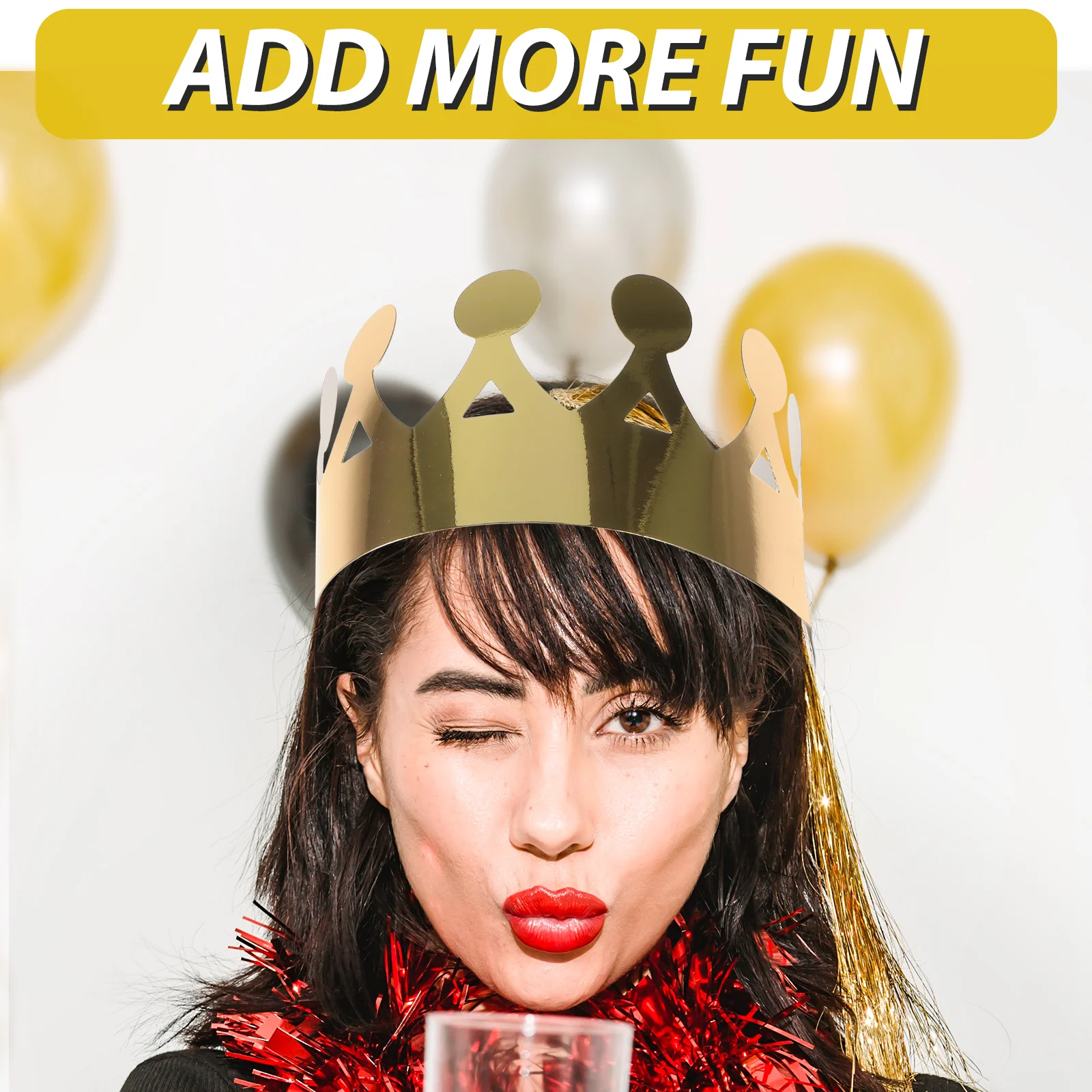 Party Hat Birthday Crown Baby Crown Hat Kids Paper Crown 12/24Pcs Party Hat Photo Props Happy Birthday Celebration Theme Parties Baby Shower Bridal Wedding Hats