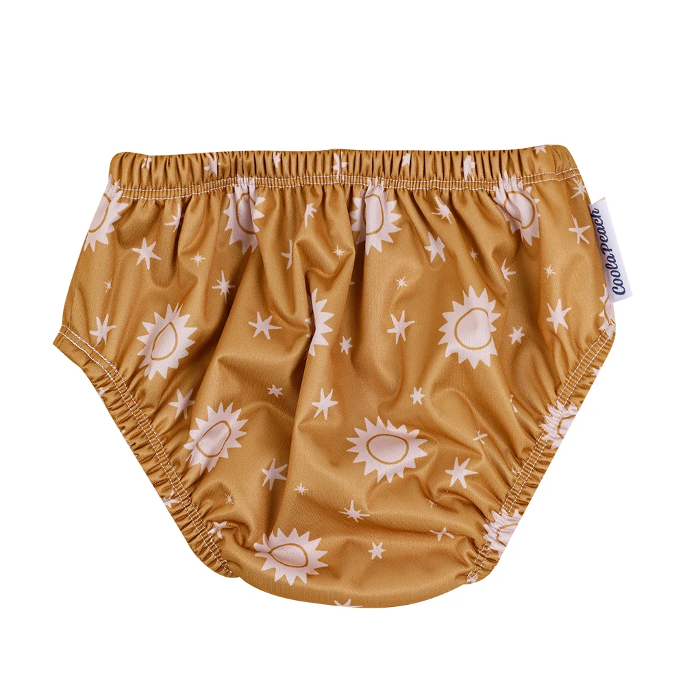 Pañal de natación lavable reutilizable, pantalones de natación impermeables reciclados, 3 tamaños