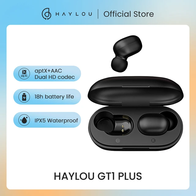 Haylou-fones De Ouvido Sem Fio Gt1 Plus Aptx 3d, Som Real, Toque Countrl  Dsp, Cancelamento De Ruído Bluetooth Fones Qcc 3020 Chip - Fones De Ouvido  - AliExpress